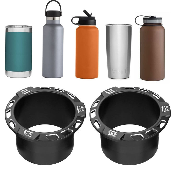 Upgrade Your Ride with Kemimoto's CNC Aluminum Cup Holder for