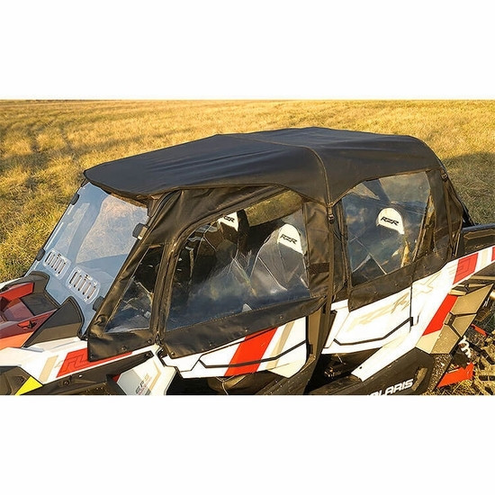 いそ④ Polaris RZR Pro XP 4 Zip Window Front & Rear Poly Upper Doors - Set of