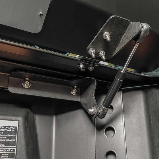 Polaris RZR Trunk Enclosure Gas Strut Lift Kit by DRT Motorsports