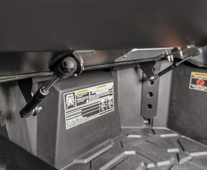 Polaris RZR Trunk Enclosure Gas Strut Lift Kit by DRT Motorsports