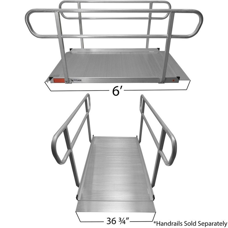 Polaris RZR Wheelchair Entry Ramp - 850 lb by Titan Ramps - 323306