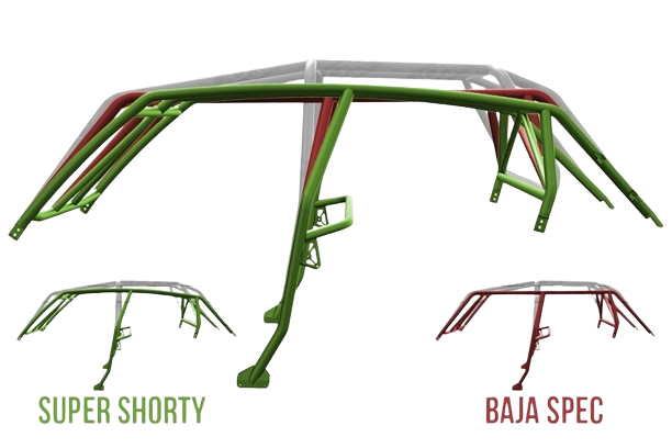 Polaris RZR XP4 1000 / XP4 Turbo Baja Spec Cage Kit by CageWrx