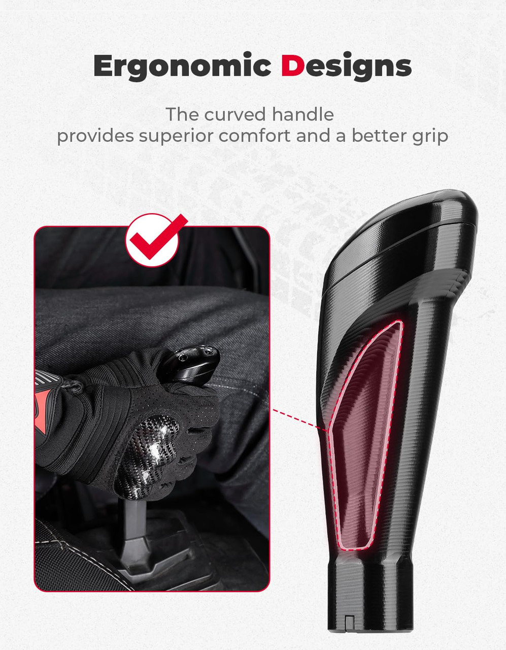 Polaris RZR 570/ XP 1000 / XP Turbo Aluminum Knob Grip Gear