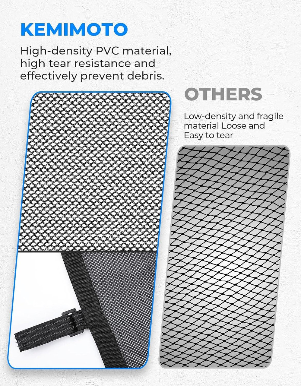 Polaris RZR XP 1000/ XP Turbo Mesh Shield Protective Door Net by