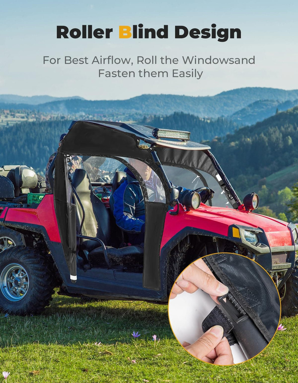 Polaris RZR 570/800/900 UTV Soft Cab Enclosure by Kemimoto B0102
