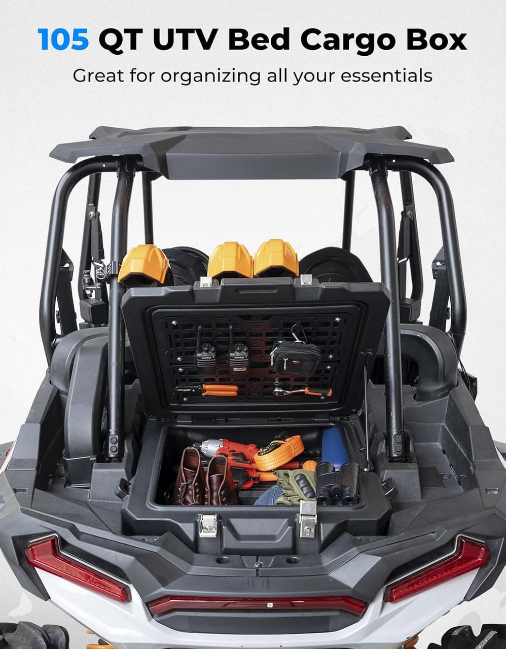 Polaris RZR XP 1000 /4 XP 1000 100L Rear Box Section Storage