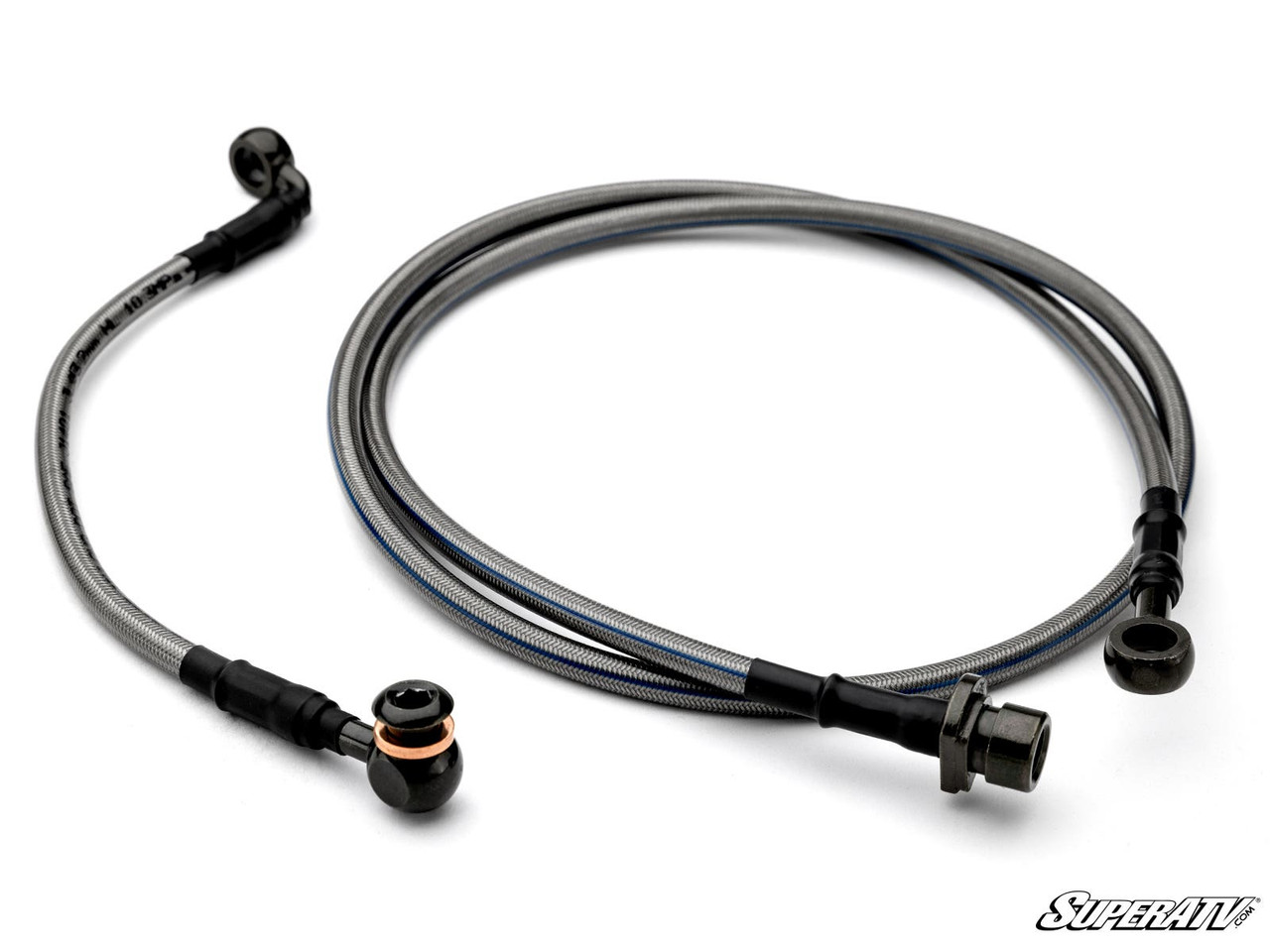 Polaris RZR Braided Brake Lines with Fittings by SuperATV - BL