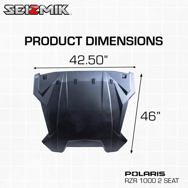 Polaris RZR 900/1000/Turbo Composite Roof by Seizmik 81-20107