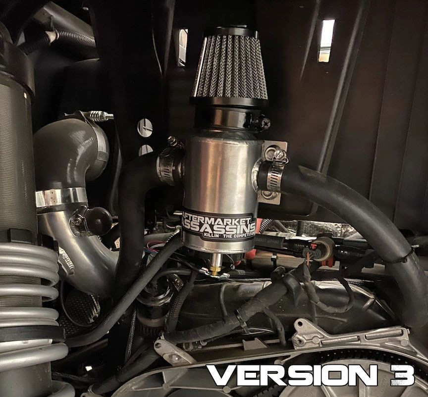 Polaris RZR XP Turbo/Turbo S Oil Catch Can by Aftermarket