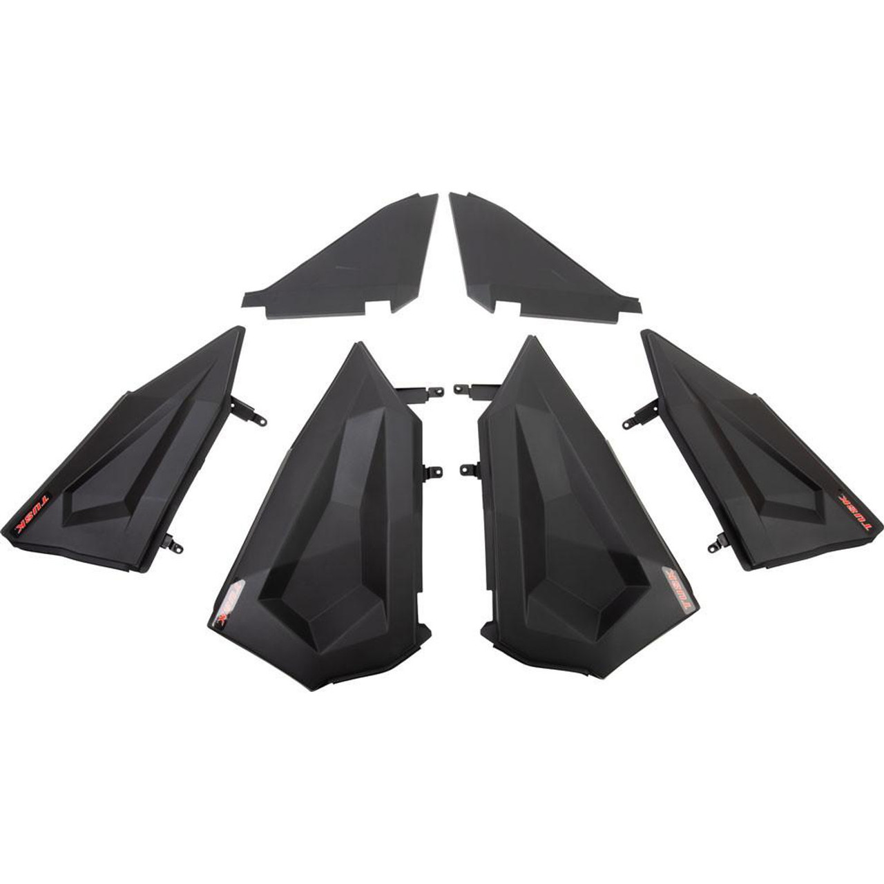 Polaris RZR 4 900/S 1000/XP 1000/XP Turbo Black Lower Door Inserts