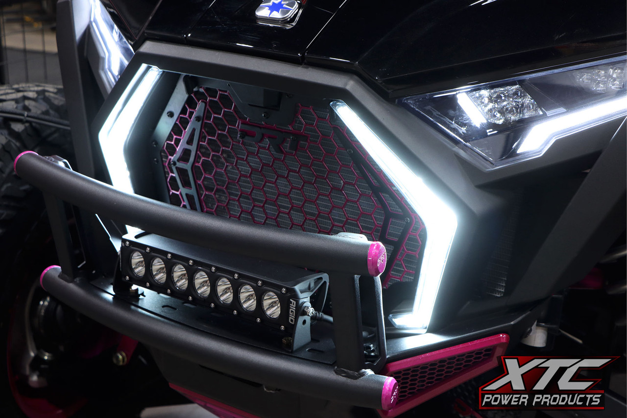 Polaris Pro 2025+ models RGB+W Front Signature Light Set by XTC