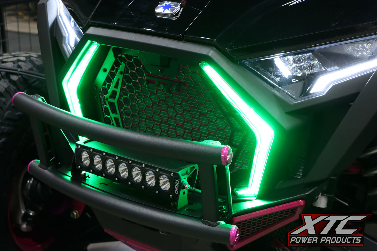 Polaris Pro 2025+ models RGB+W Front Signature Light Set by XTC