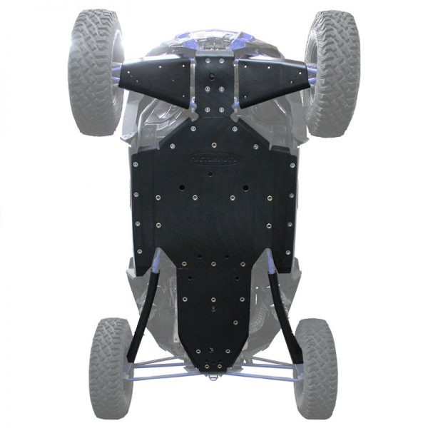 Polaris RZR XP Turbo-S Ultimate Half Inch UHMW Skid Plate Kit by Factory UTV