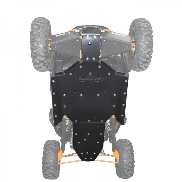 Polaris RZR XP Turbo 3/8 UHMW Skid Plate by Factory UTV