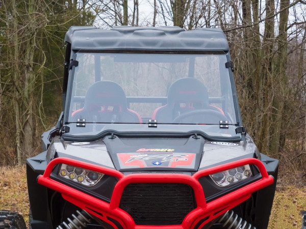 Polaris RZR XP Turbo/XP 4 Turbo Flip Down Scratch Resistant Polycarbonate Windshield
