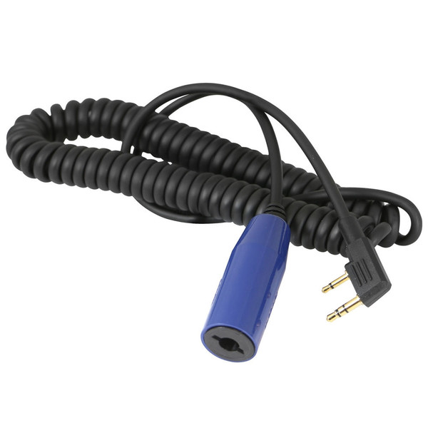 Polaris RZR 2-Pin to Off-Road Coil Cord for Handheld Radios by Rugged Radios