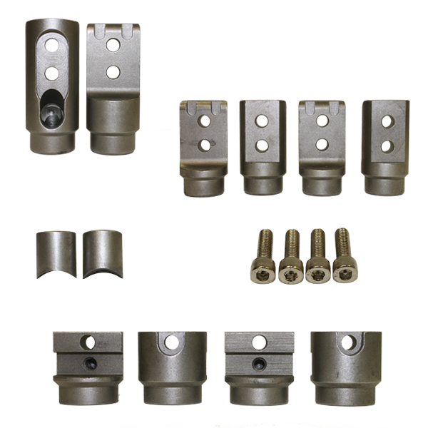 UTVDistribution Roll Cage Connectors For Polaris RZR Pro R 2-Seat – Weld-On Steel Bungs