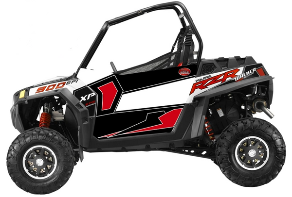 Polaris RZR XP 900 Gen X Two Door Graphics Kit by Trail Armor (EPRZR)