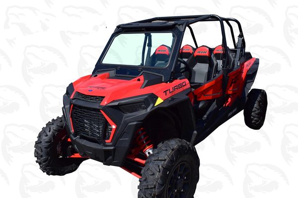 Polaris RZR Full Glass Windshield with Vented Frame and optional wiper