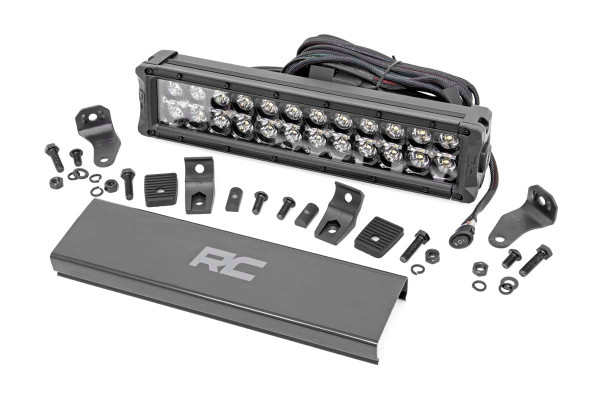 Polaris RZR 12" Black Series LED Light Bar Dual Row by Rough Country