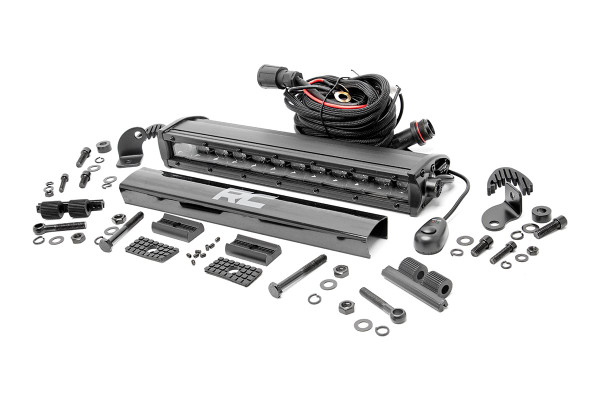 Polaris RZR 12" Black Series LED Light Bar Single Row by Rough Country 