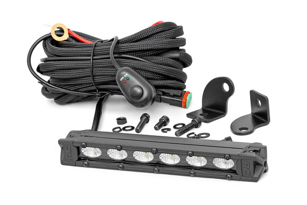 Polaris RZR 6" Black Series LED Light Bar Slim Line by Rough Country