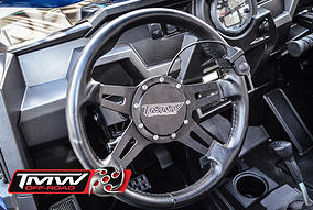 Polaris RZR 800 / 900 / XP 1000 Full Wrap Leather Steering Wheel Combo by TMW Offroad