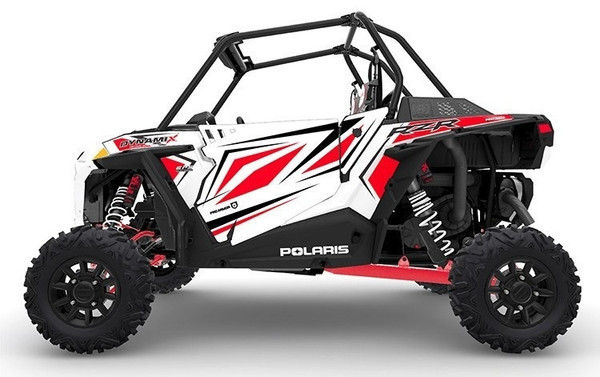 Polaris RZR XP 1000 White Lightning Dynamix Stealth Door Graphic by Pro  Armor