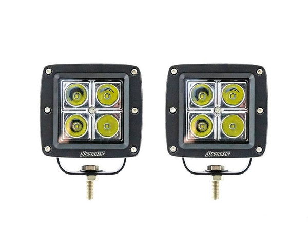 Polaris RZR 3" LED Cube Lights by SuperATV