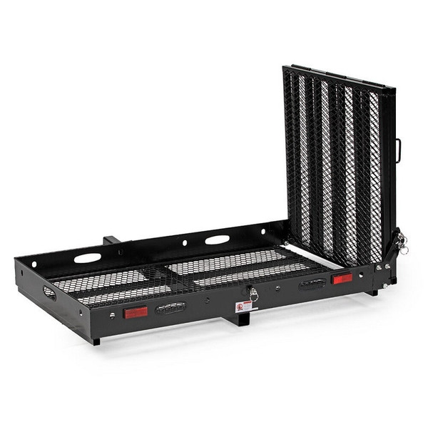 Polaris RZR Hitch Mounted Wheelchair Mobility Rack Ramp by Titan Ramps