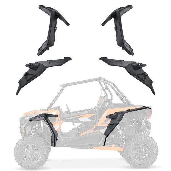 Polaris RZR Fender Flares 8.5 Inch Mud Flap by Kemimoto
