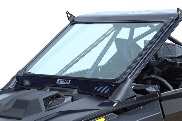 Polaris RZR Pro XP Super Shorty & Baja Spec Aluminum/Glass Windshield by CageWrx