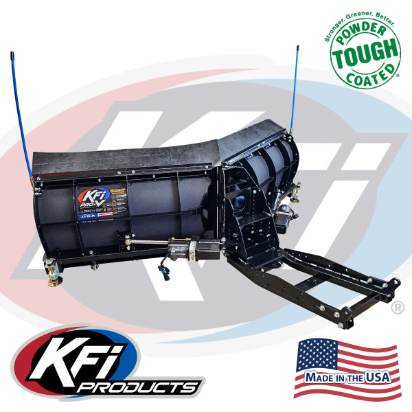 Polaris RZR Complete Pro-V Snow Plow System by KFI Products