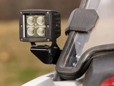 Polaris RZR Cube Light Mounting Brackets by SuperATV