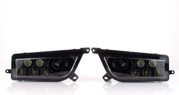 Polaris RZR RS1 Black LED Headlight Conversion Kit by Quad logic