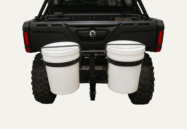Polaris RZR 2 Inch Receiver Double Bucket Carrier by Herc Outdoors