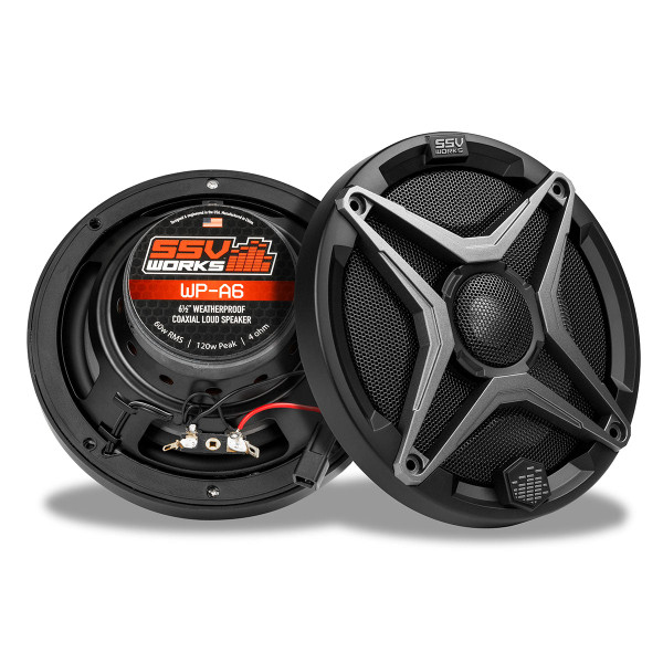 Polaris RZR A-Spec 6.5" Weatherproof Powersports UTV Speakers by SSV Works 