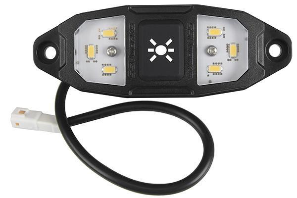 Polaris RZR Dome Light w/ Billet Mount for 1.75” Tube by SSV Works