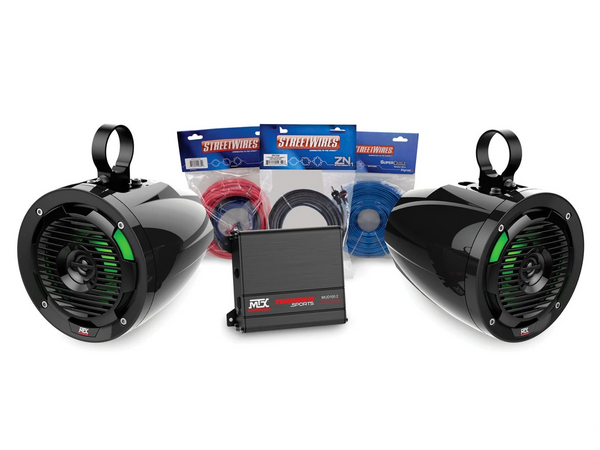 Polaris RZR UNI-1 Amplifier and Roll Cage Speaker Kit by MTX by SuperATV
