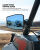 Polaris RZR Destiny Series Anti-Glare Side Mirrors with LED Spot Lights by Xprite