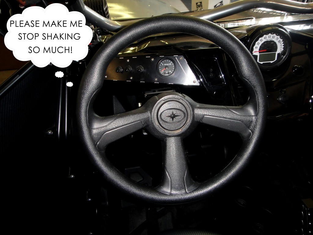 Black Steering Wheel For Polaris RZR 800/900/1000/XP Turbo & Can-Am X3 - New World Motoring