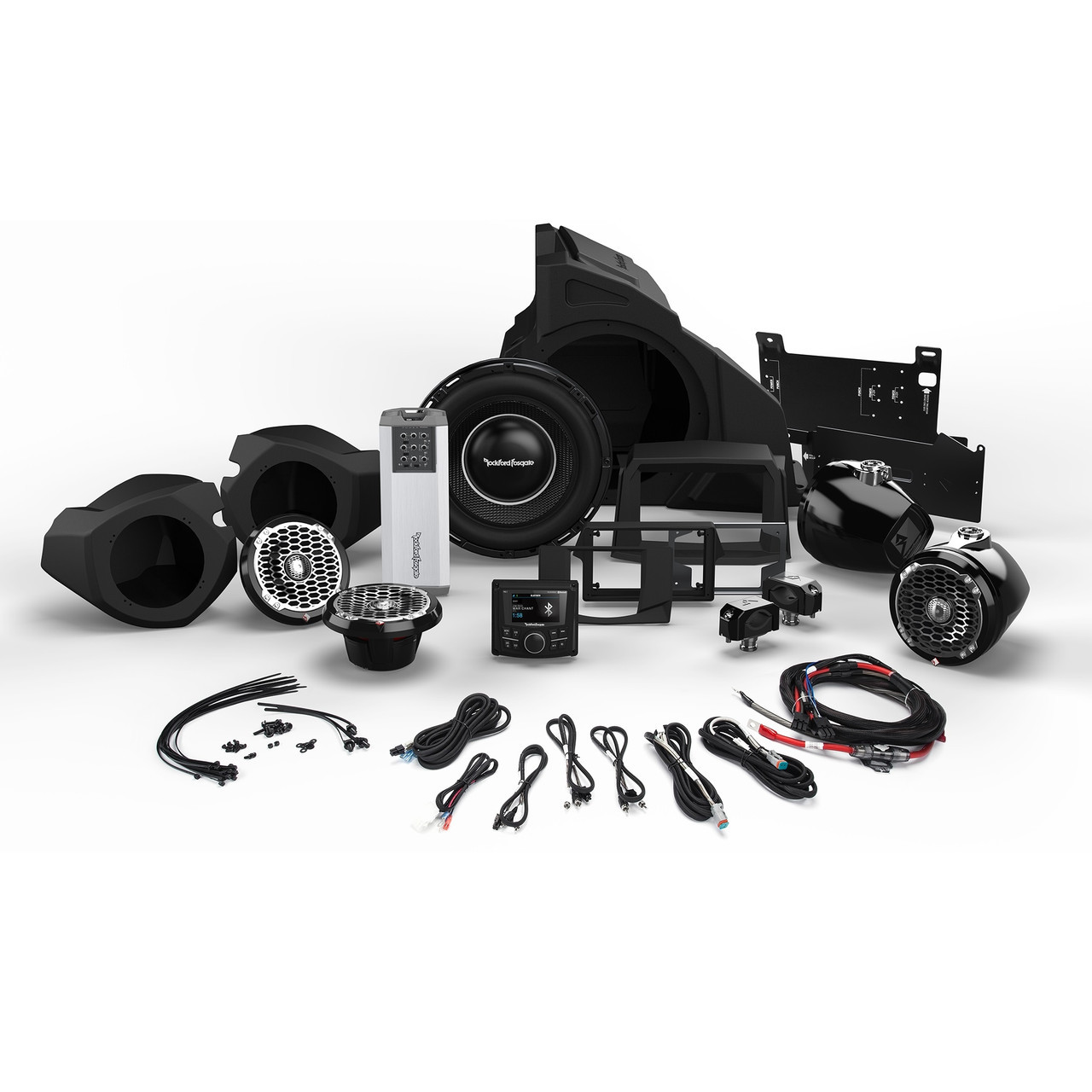 Polaris RZR 900 / XP 1000 / XP Turbo 1,000 Watt Stereo, Front and