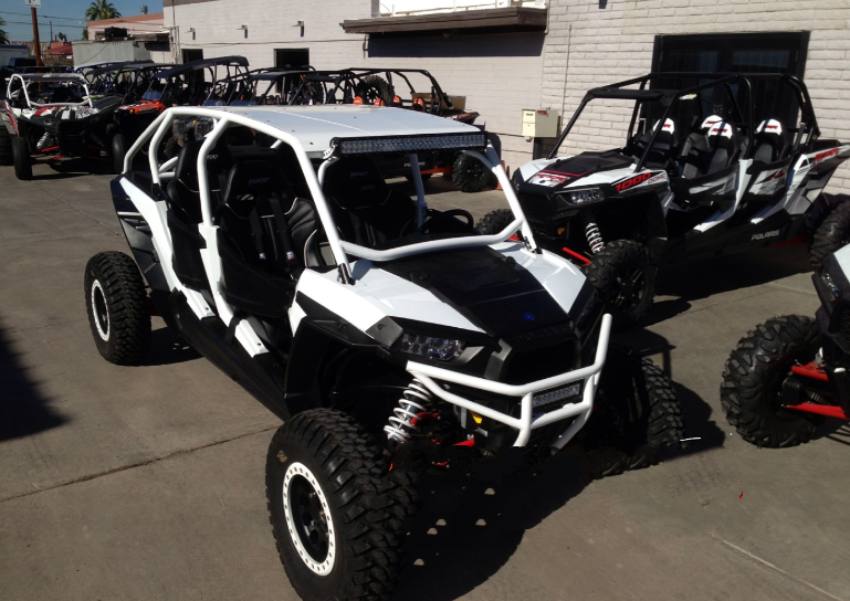Polaris RZR 4 XP Turbo Venom X4 Rear Bumper Cage by TMW Offroad X4