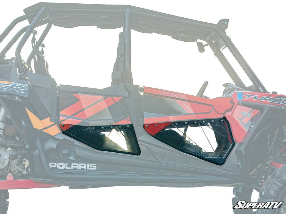 Polaris RZR Clear Lower Doors by SuperATV DOOR-P-RZRT-XX-EPRZR