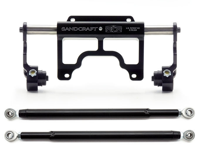 FUTURE SUPPORT セット Polaris RZR XP Turbo S Steering Support Assembly by SandCraft
