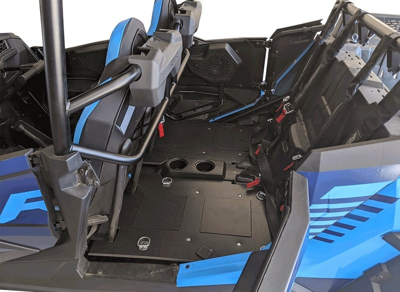 Polaris RZR XP 4 Turbo S Cargo Rack / Dog Back Seat Conversion Kit