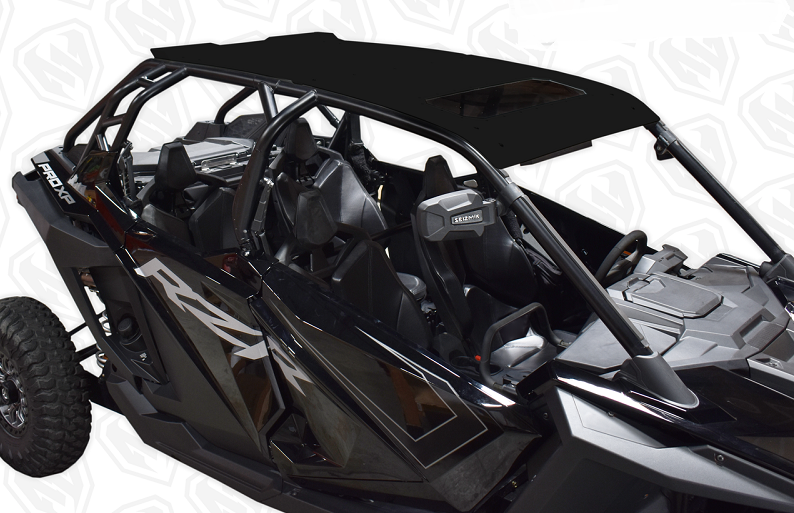 Polaris RZR XP 4 Pro Aluminum Black Roof/Top with Sunroof by Moto