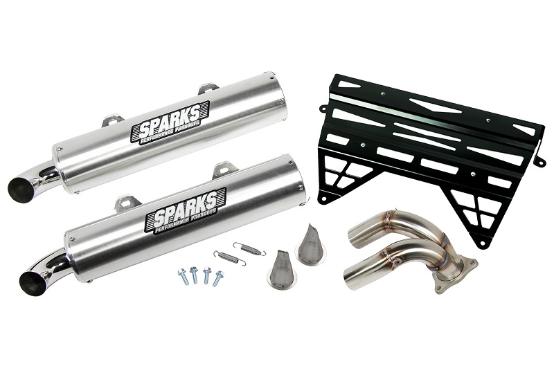 Polaris RZR Pro XP X6 Stainless Steel SlipOn Exhaust System by Sparks