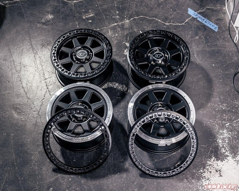 Polaris RZR Pro R D15 Wheel Package Beadlock 15x6 Matte Black by