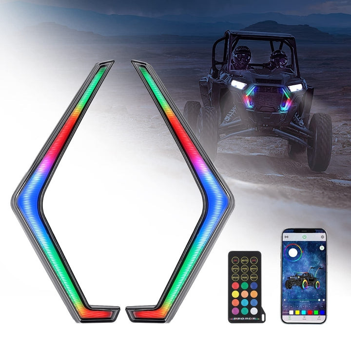 Enhance Safety & Style: Kemimoto RGB Turn Signals for Polaris RZR